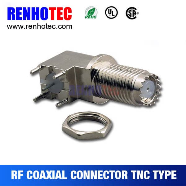 male tnc connector pcb mounting tnc rf connector